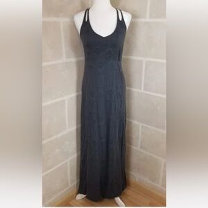 Athleta Black Crisscross Maxi Dress